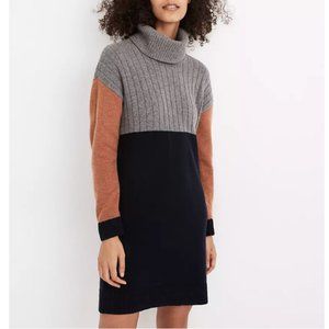 Madewell Colorblock Sweater Dress